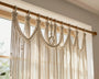 système accrochage rideau macramé tringle rail