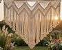 rideau macramé mariage extérieur plein air cérémonie