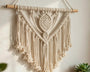 suspension macramé coton recyclé éco-responsable