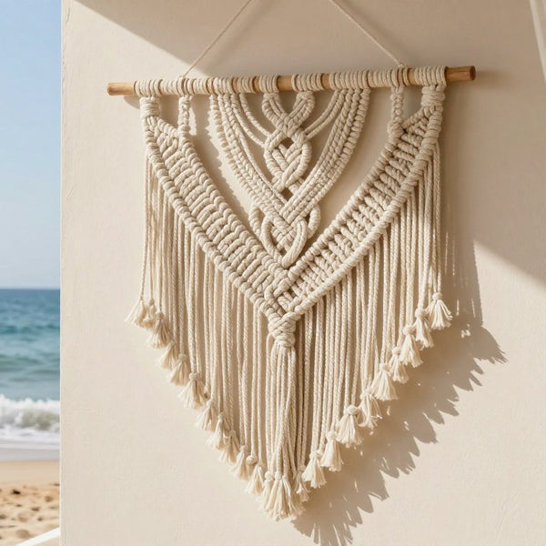 macramé mural ambiance bord de mer