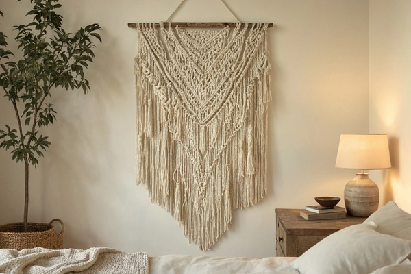 Tenture macramé : guide d'achat complet pour une décoration murale réussie
