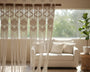 Rideau macramé
