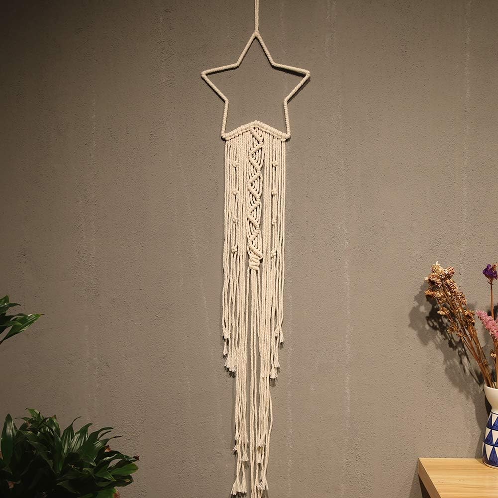 Attrape-rêve macramé étoile chambre bohème | Celeste Décorations macramé