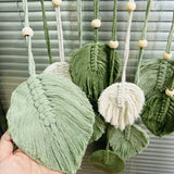 Suspension macramé murale feuilles en coton | Maya Décorations macramé