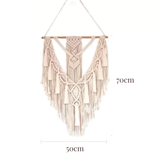 Tenture murale macramé géométrique bohème | Verana Décorations macramé