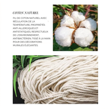 Grande tenture macramé murale bohème | Lunare Décorations macramé