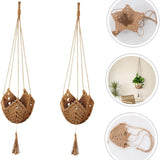 Suspension plante macramé jute naturel style bohème Décorations macramé