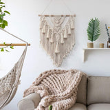 Tenture macramé murale géométrique | Verana Décorations macramé