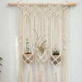 Macrame wall hanging Macrame plant hanger Triple rope hanging planter Wall planter woven tapestry Boho bedroom, nursery decor Gi Décorations macramé