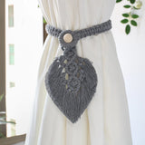 2 Pack Macrame Curtain Tiebacks Decorative Curtain With Bead Window Ties Kawaii Boho Room Decor Living Room Home Decoration Gift Décorations macramé