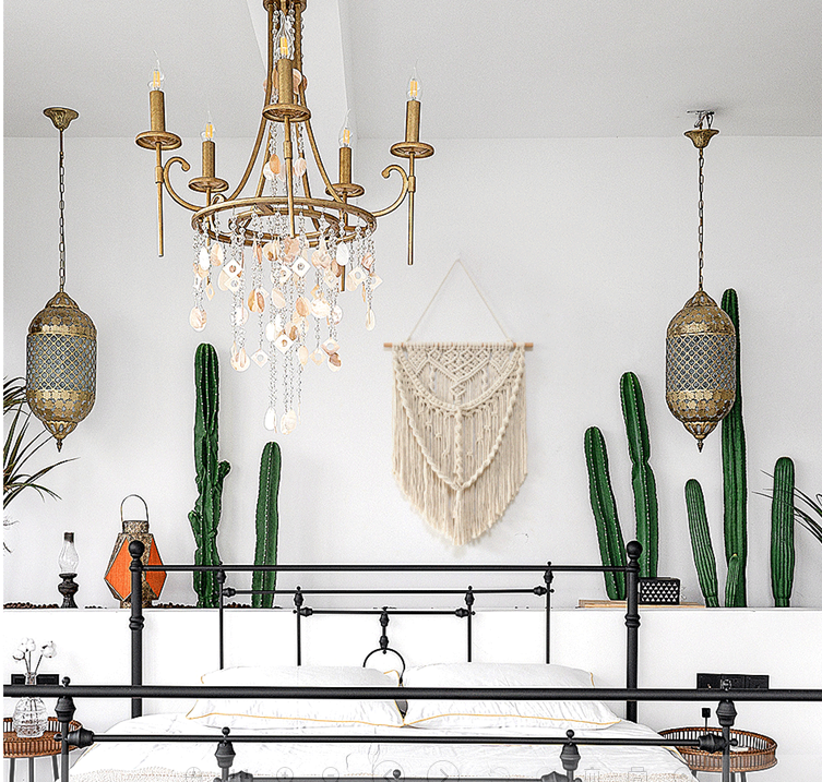Tenture macramé écru naturel | Kora Décorations macramé