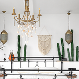 Tenture macramé écru naturel | Kora Décorations macramé