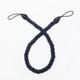 1Pc Handmade Weave Curtain Tieback Gold Curtain Holder Clip Buckle Rope Home Decorative Room Accessories Curtain Tie Backs Décorations macramé