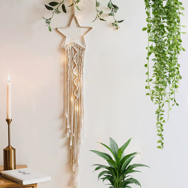 Attrape-rêve macramé étoile chambre bohème | Celeste