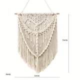 Tenture macramé écru naturel | Kora Décorations macramé