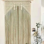 Handmade Cotton Rope Woven Curtain Tassel Tapestry Decorative Door Curtains Homestays Wall Creative Background Partition Curtain Décorations macramé
