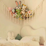 Hamac de rangement mural en macramé | Nidéo Décorations macramé