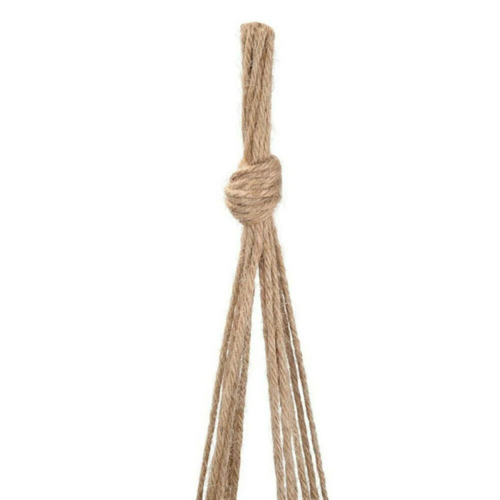 1/6PCS Macrame Plant Hanger Vintage Rope Basket Outdoor Pot Holder Flower Garden Plant Hanger Indoor Wall Hanging Plant Pot Décorations macramé