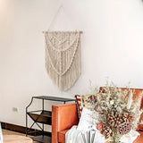 New Design Cotton Handwoven Wall Hanging, Modern Bohemian Nordic Tapestry for Bedroom Living Room Minimalist Decor Décorations macramé