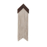Macrame Wall Hanging Tapestry with Wooden Stick Hand-Woven Bohemia Tassel Curtain Tapestry Wedding Backgrou Boho Decor Décorations macramé