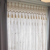 3-Rideau Macramé 3 Décorations macramé