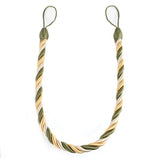 1Pc Handmade Weave Curtain Tieback Gold Curtain Holder Clip Buckle Rope Home Decorative Room Accessories Curtain Tie Backs Décorations macramé