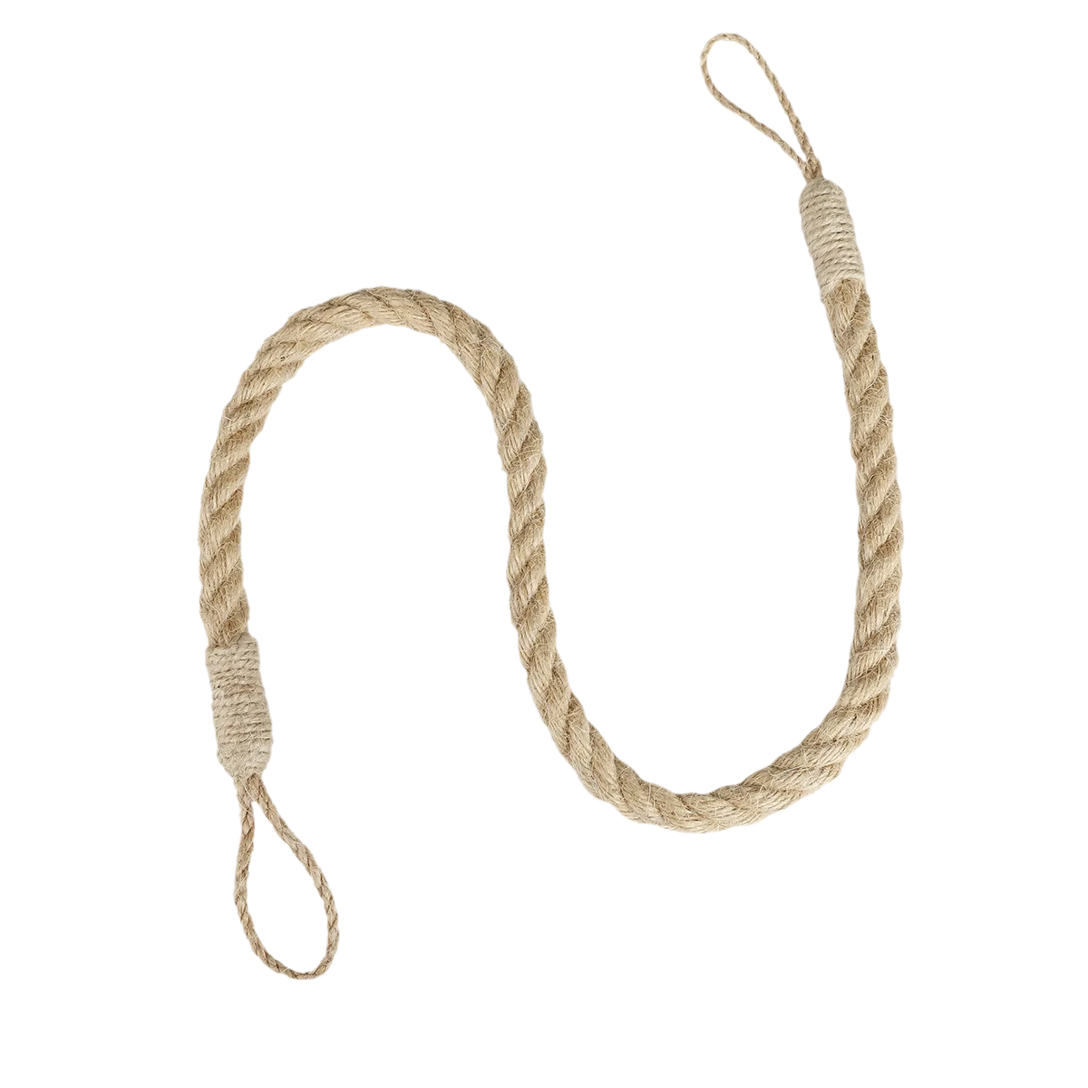 1Pc Handmade Weave Curtain Tieback Gold Curtain Holder Clip Buckle Rope Home Decorative Room Accessories Curtain Tie Backs Décorations macramé