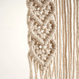 Handwoven Knot Wall Shelf Bohemian Macrame Cotton Rope Hanging Shelf Nordic Rustic Home Decor Storage Shelf Décorations macramé