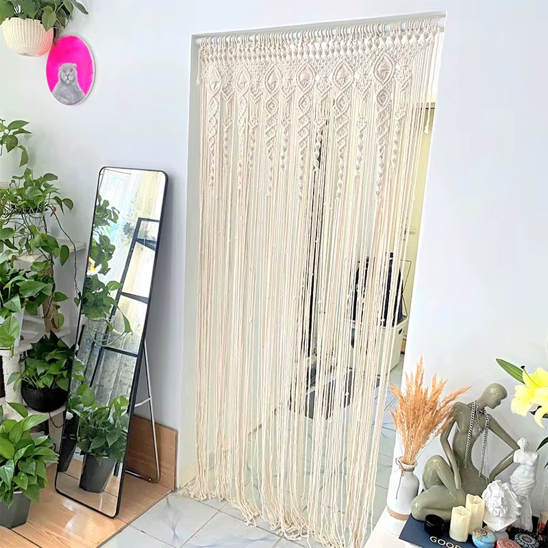 Rideau macramé fait main | Naori Décorations macramé