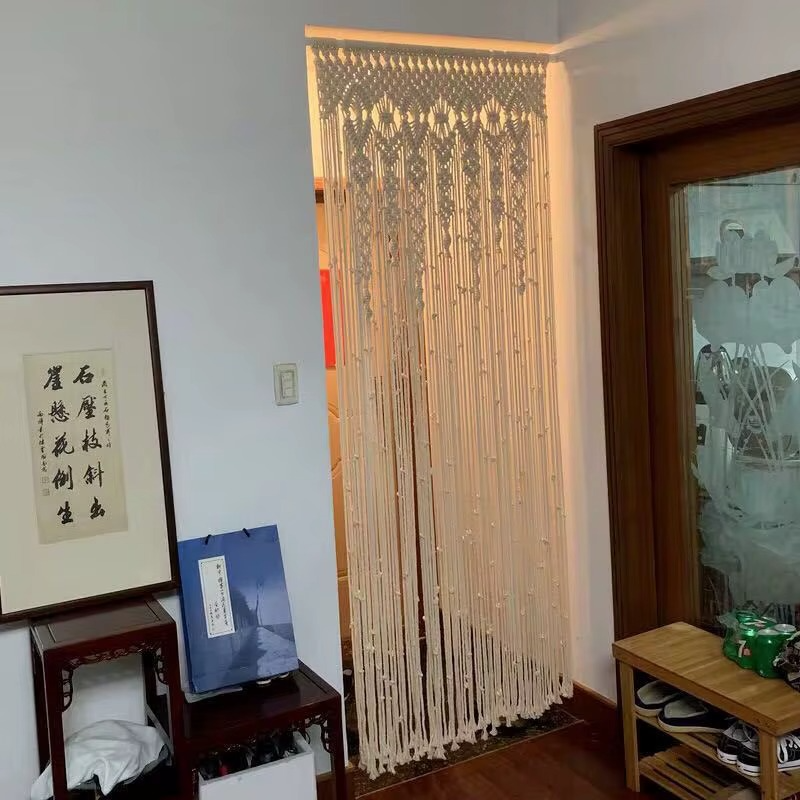 Rideau macramé fait main | Naori Décorations macramé