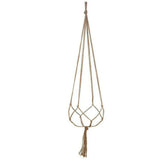 1/6PCS Macrame Plant Hanger Vintage Rope Basket Outdoor Pot Holder Flower Garden Plant Hanger Indoor Wall Hanging Plant Pot Décorations macramé