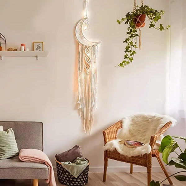 96cm Bohemian Chic Macrame Wall Hanging Tapestry Room Decor Kids Girls Home Decoration Gifts Dropshipping Décorations macramé
