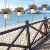 Porte plante suspendu chanvre naturel bohème chic 105 cm Décorations macramé
