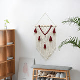 Nordic Woven Macrame Tapestry Room Decor Boho Home and Decoration for Bedroom Livingroom Wall Art Aesthetics Decorating Items Décorations macramé
