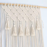 Tenture murale macramé rideau de fenêtre 70x200 cm | Orea Décorations macramé