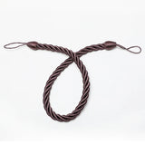 Embrasse rideau corde torsadée mauve prune – Lyra