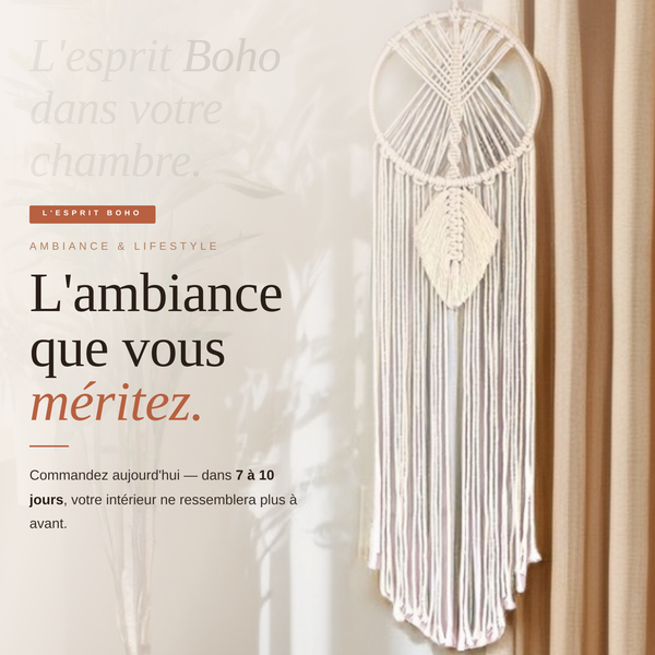 L'attrape-rêve macramé | Boreal Serenity Décorations macramé