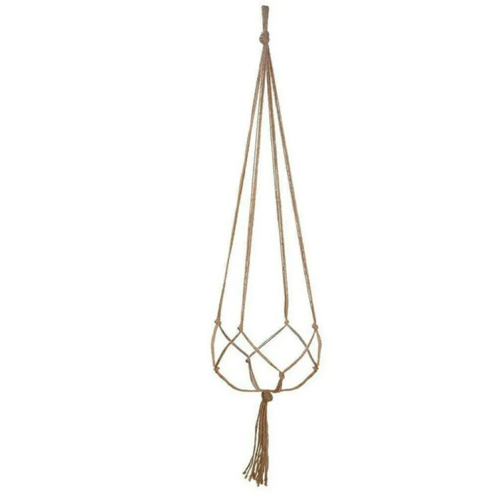 Suspension Corda sur balcon, décoration extérieure bohème chanvre