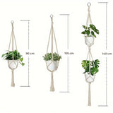 Suspensions plantes macramé - longueurs 90 cm, 105 cm et 140 cm